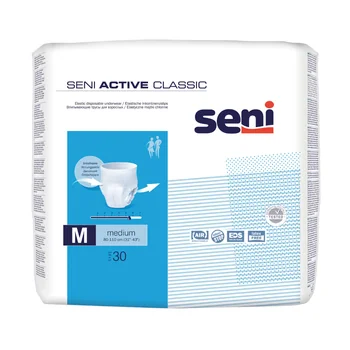Chilot elastic absorbant Active Classic M, 30 bucati, Seni