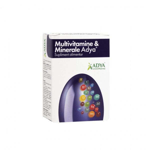 Multivitamine+Minerale, 30 capsule, Adya