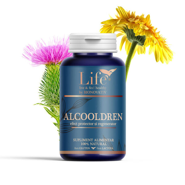 Suplimet impotriva poftei de alcool Alcooldren Life, 120 capsule, Bionovativ