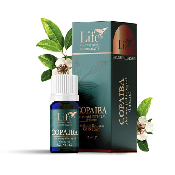 Ulei Esential Integral de Copaiba, 10ml, Bionovativ