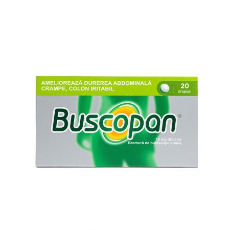 Buscopan, 10mg, 20 drajeuri, Sanofi
