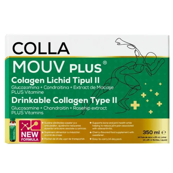 Colagen lichid tip II Collamouv Plus, 14 fiole x 25ml , Deutsche Heilmittel GmbH