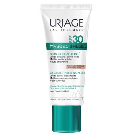 Crema colorata cu SPF 30 Hyseac 3-Regul, 50ml, Uriage