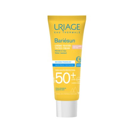 Crema colorata pentru protectie solara cu SPF 50+ Bariesun Fair, 50ml, Uriage
