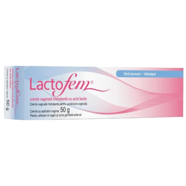 Crema vaginala hidratanta cu acid lactic Lactofem, 50g, Anton Hubner