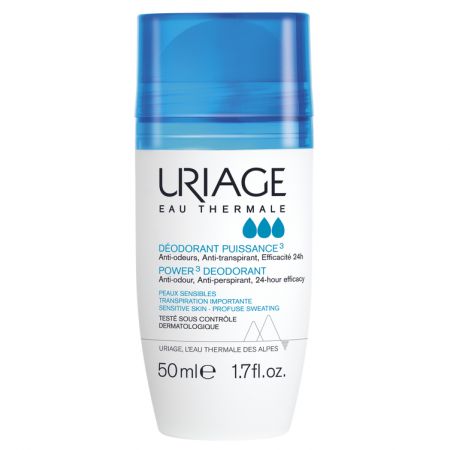 Deodorant roll-on Puissance 24 h, 50ml, Uriage