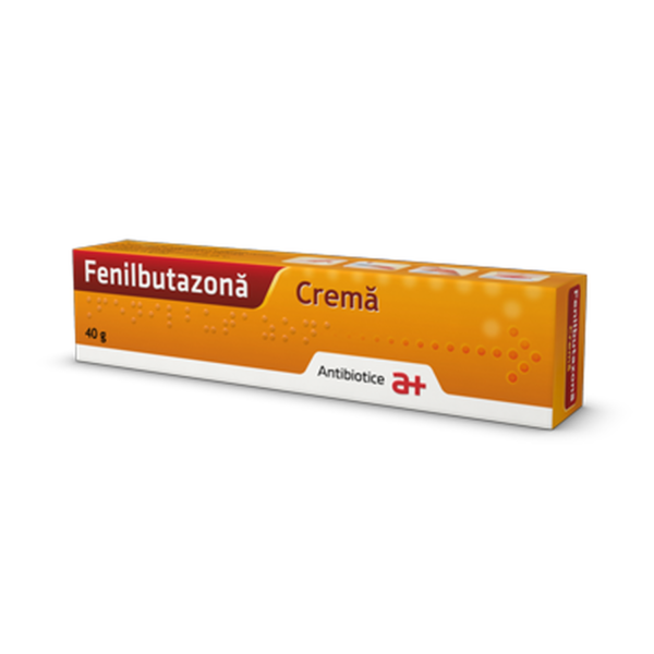 Fenilbutazona crema 40mg/g, 40g, Antibiotice