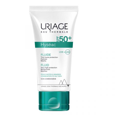 Fluid protectie solara ten mixt-gras Hyseac, SPF50+, 50ml, Uriage