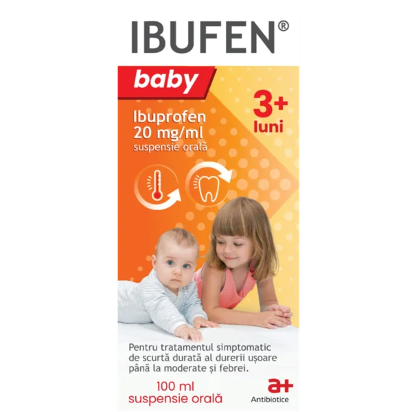 Ibufen Baby 20mg/ml suspensie orala, 100ml, Antibiotice