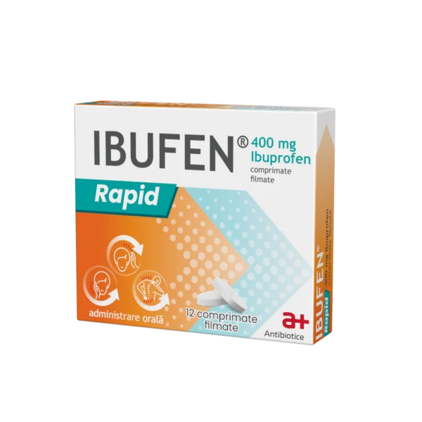 Ibufen Rapid 400mg, 12 comprimate filmate, Antibiotice