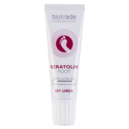 Gel exfoliant pentru picioare Keratolin foot 40% uree, 15ml, Biotrade