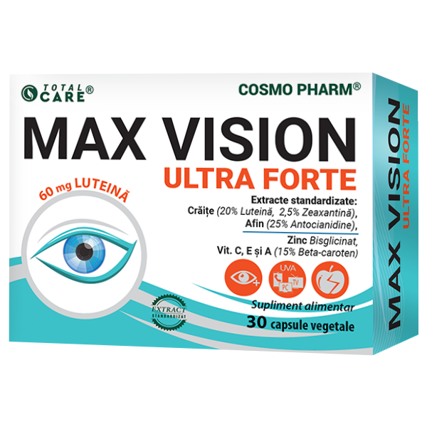 Max Vision Ultra Forte, 30 capsule, Cosmo Pharm