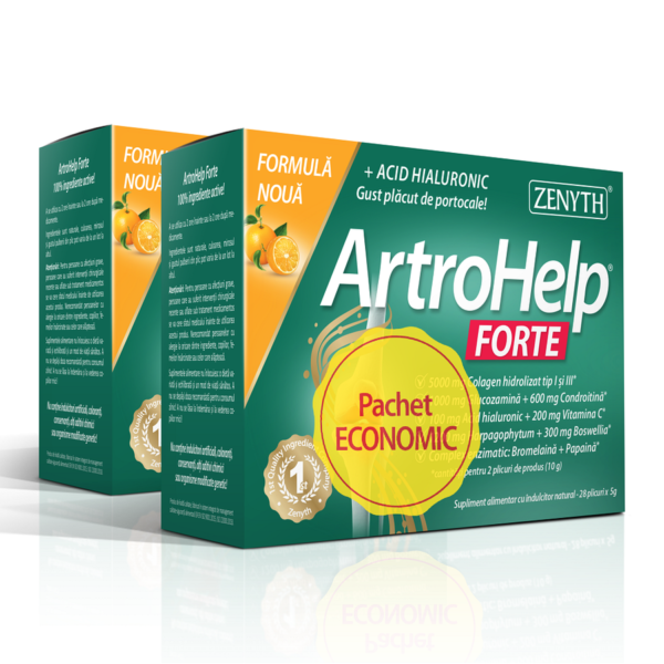 Pachet Artrohelp Forte* 28 plicuri+14 plicuri, Zenyth