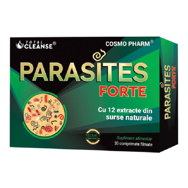Parasites forte, 30 comprimate, Cosmopharm