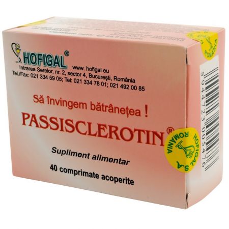 Passisclerotin, 40 capsule, Hofigal