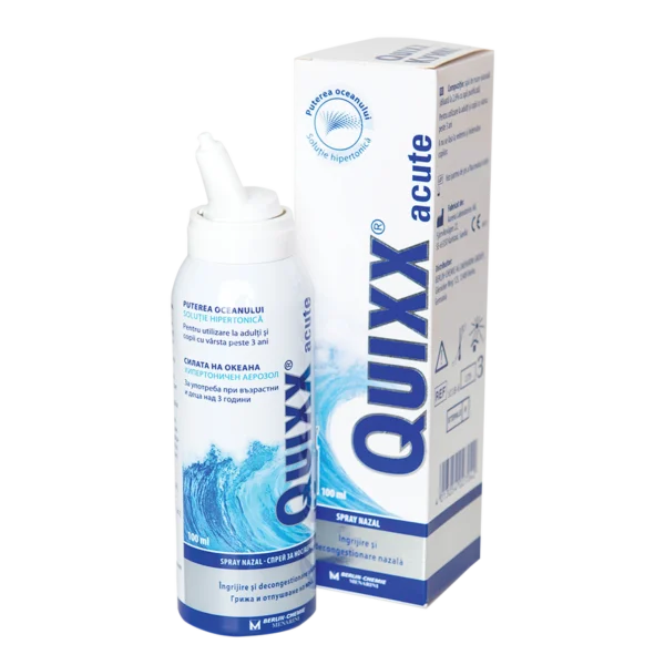 Quixx Acute spray nazal hipertonic, 100ml, Berlin Chemie