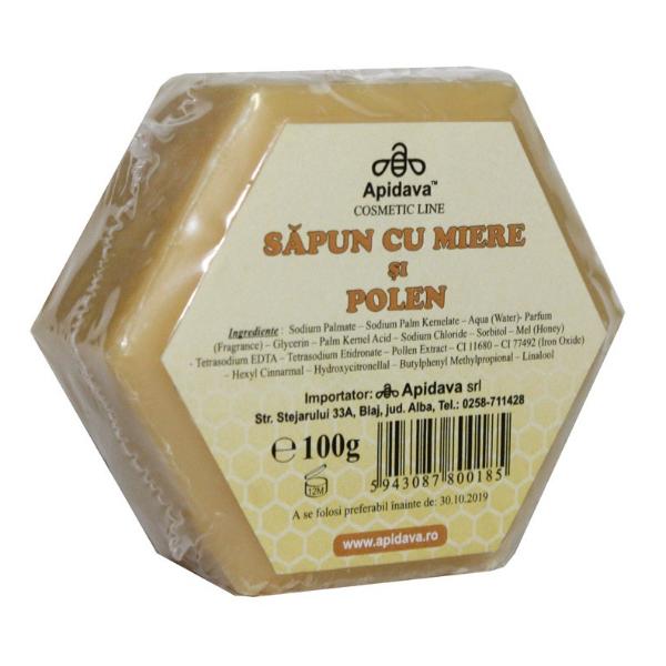 Sapun miere si polen, 100 g, Apidava
