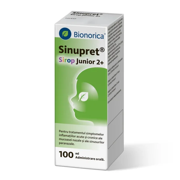 Sinupret Sirop Junior 2 ani+, 100ml, Bionorica