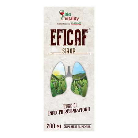 Eficaf R sirop, 200ml, Bio Vitality