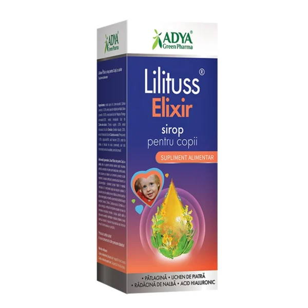 Lilituss Elixir sirop copii, 80ml, Adya