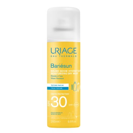 Spray uscat pentru protectie solara cu SPF  30+Bariesun, 200ml, Uriage