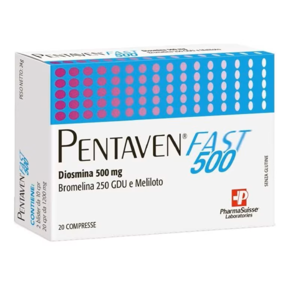 Pentaven Fast 500mg, 20 comprimate, PharmaSuisse Laboratories