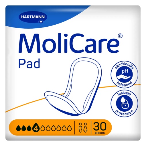 Tampoane absorbante incontinenta 4 picaturi MoliCare Pad, 30 bucati, Paul Hartmann