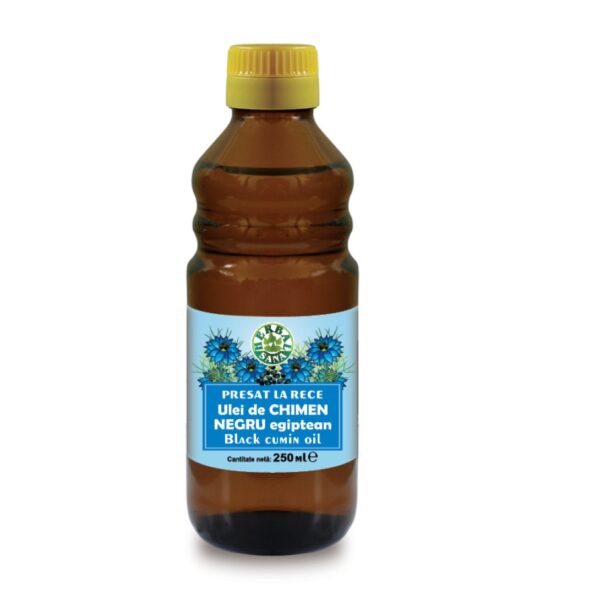 Ulei de Chimen Negru egiptean presat la rece, 250ml, Herbavit