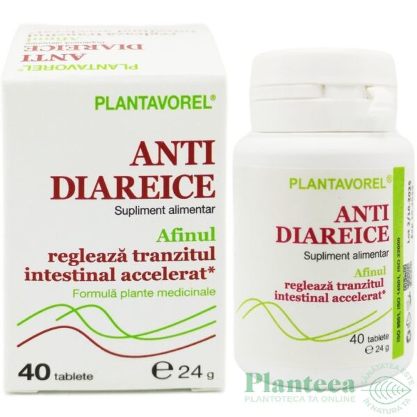 Antidiareice, 40 comprimate, Plantavorel