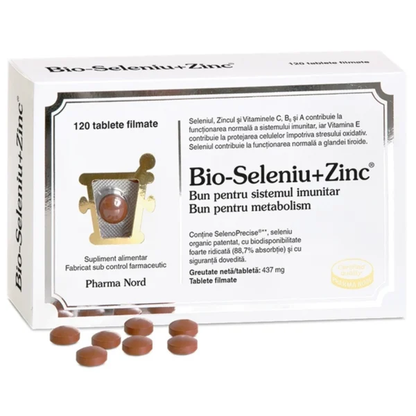 Bio-Seleniu+Zinc, 120 comprimate, Pharma Nord