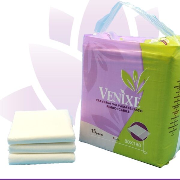 Aleze absorbante INC 80/180cm, 15 bucati, Venixe