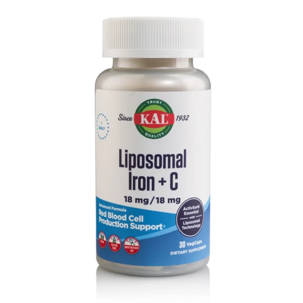 Fier+ Vitamina C Liposomal Kal, 18mg, 30 capsule, Secom