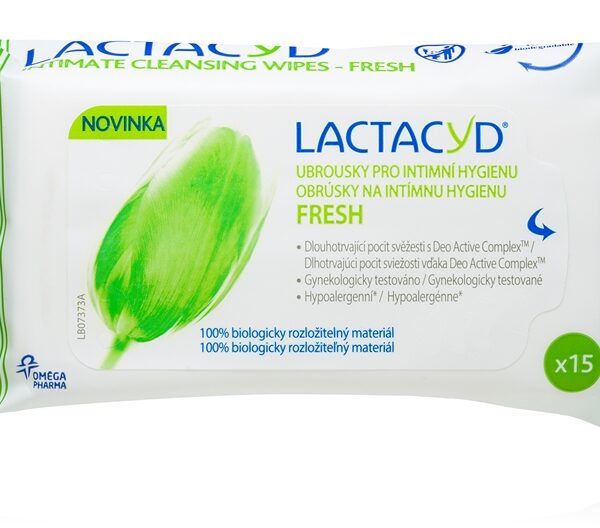 Servetele intime fresh Lactacyd, 15 bucati, Perrigo