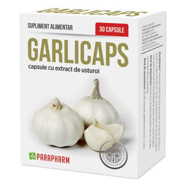 Garlicaps, 30 capsule, Parapharm