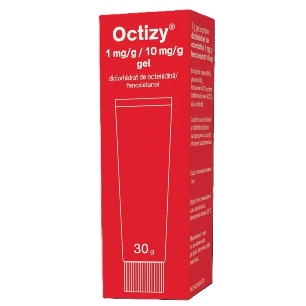 Gel antiseptic Octizy 1mg/g+10mg/g, 30g, Egis