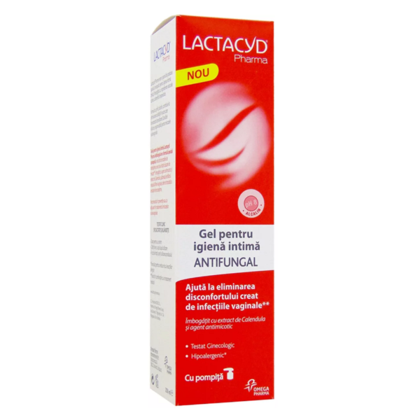 Gel pentru igiena intima Antifungal Lactacyd, 250ml, Perrigo