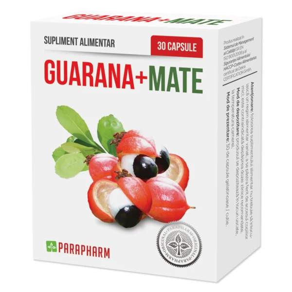 Guarana + Mate, 30 capsule , Parapharm
