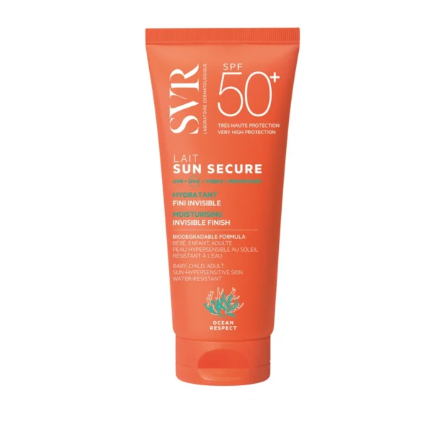 Lapte hidratant cu SPF 50+, Sun Secure, 100ml, SVR