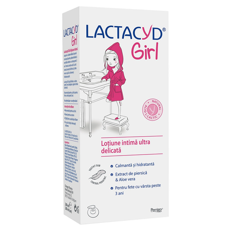 Lotiune intima ultra delicata pentru fetite Lactacyd, 200ml, Perrigo