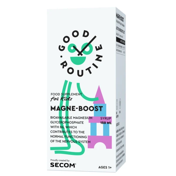 Sirop pentru copii Magne-Boost, Good Routine, 150ml, Secom