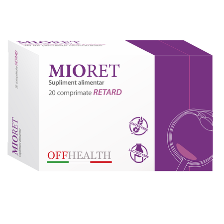 Mioret Retard, 20 comprimate cu eliberare prelungita, Offhealth