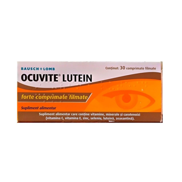 Ocuvite Lutein Forte, 30 comprimate, Bausch Lomb