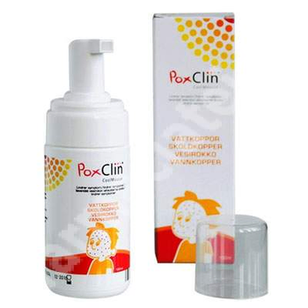 Spuma pentru varsat de vant Poxclin 100ml, Viva Pharma