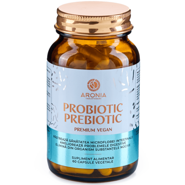 Premium Probiotic Prebiotic Vegan, 60 capsule, Aronia Charlottenburg