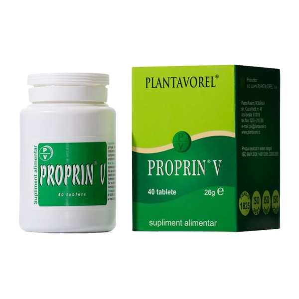Proprin V, 40 comprimate, Plantavorel