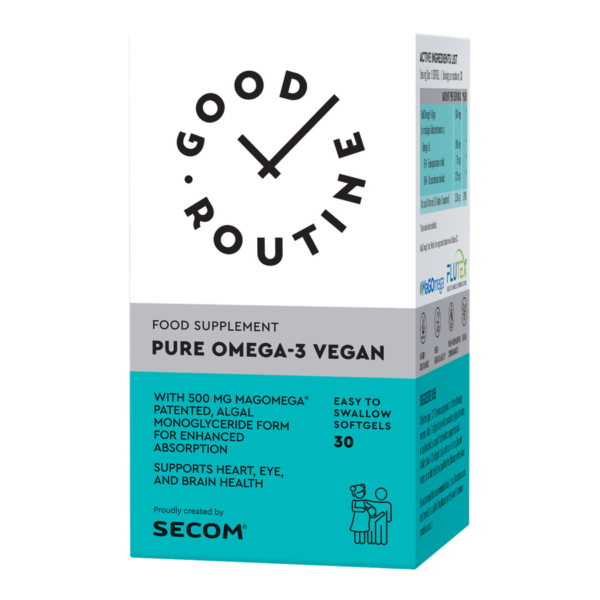Pure Omega 3 Vegan Good Routine, 30 capsule gelatinoase moi, Secom