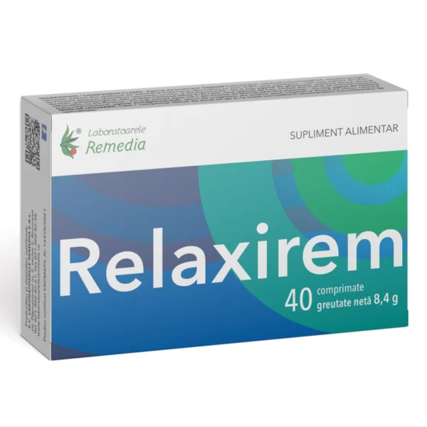 Relaxirem, 40 comprimate, Laboratoarele Remedia