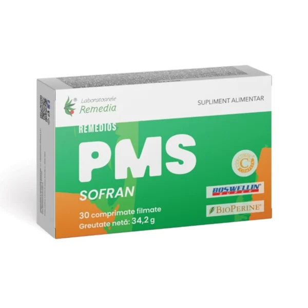 Remedios PMS, 30 comprimate, Laboratoarele Remedia