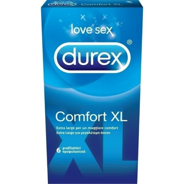Prezervative Comfort XL, 6 bucati, Durex