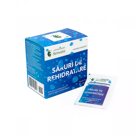 Saruri de rehidratare, 20 plicuri, Laboratoarele Remedia